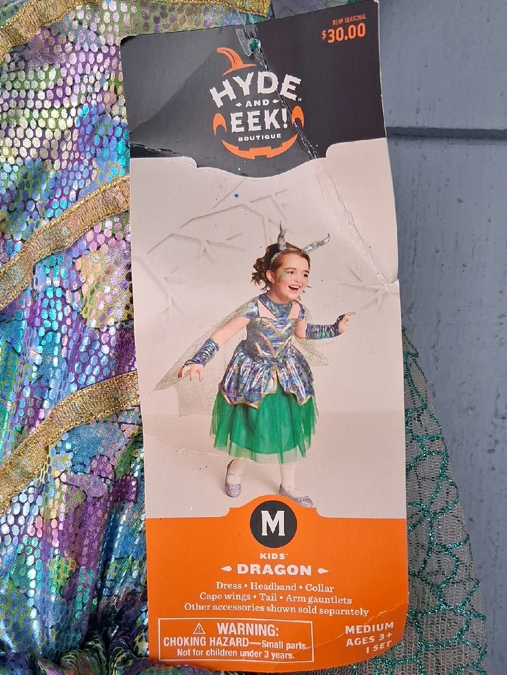 Dragon Costume NWT Medium 7-8